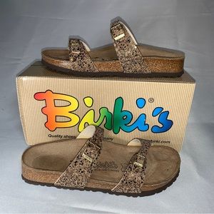 Birki's by Birkenstock TAHITI Bronze Glitter Euro 40, US 9.5 - 10